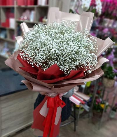 Букет цветов из: Гипсофила в Геленджике