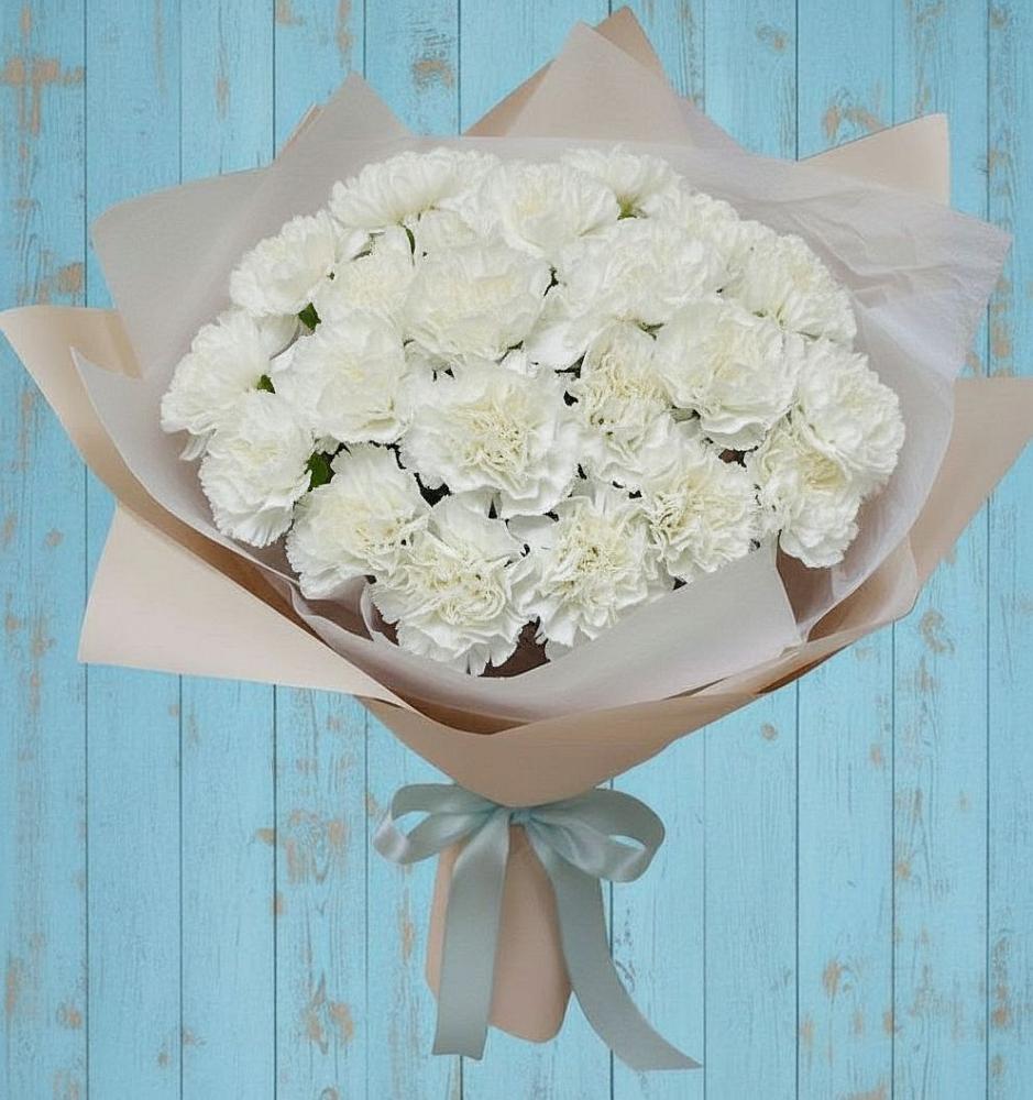 Букет цветов из: Гвоздики в Геленджике