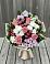 Букет цветов из: Альстромерии, Гвоздики, Розы и Хризантемы в Геленджике