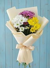 Букет цветов из:  Хризантемы в Геленджике