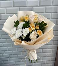 Букет цветов из:  Розы и Хризантемы #REPLACE_PRED# Геленджике