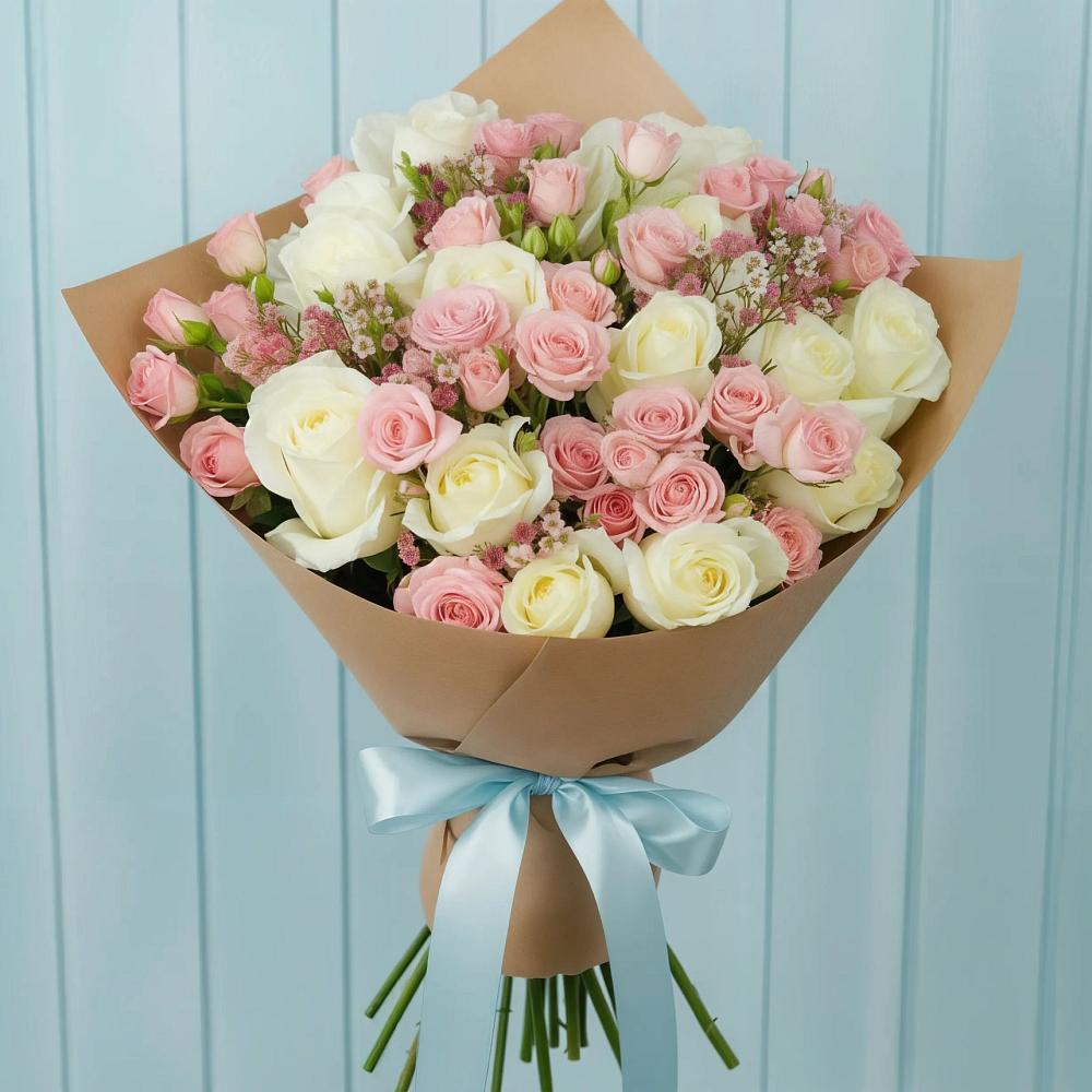 Букет цветов из: Розы в Геленджике