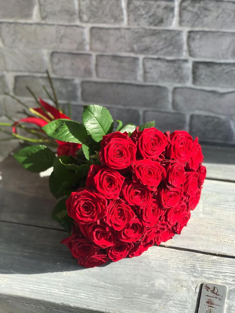 Букет Красные розы Фридом в Геленджике