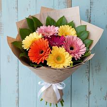 Букет цветов из:  Герберы #REPLACE_PRED# Геленджике