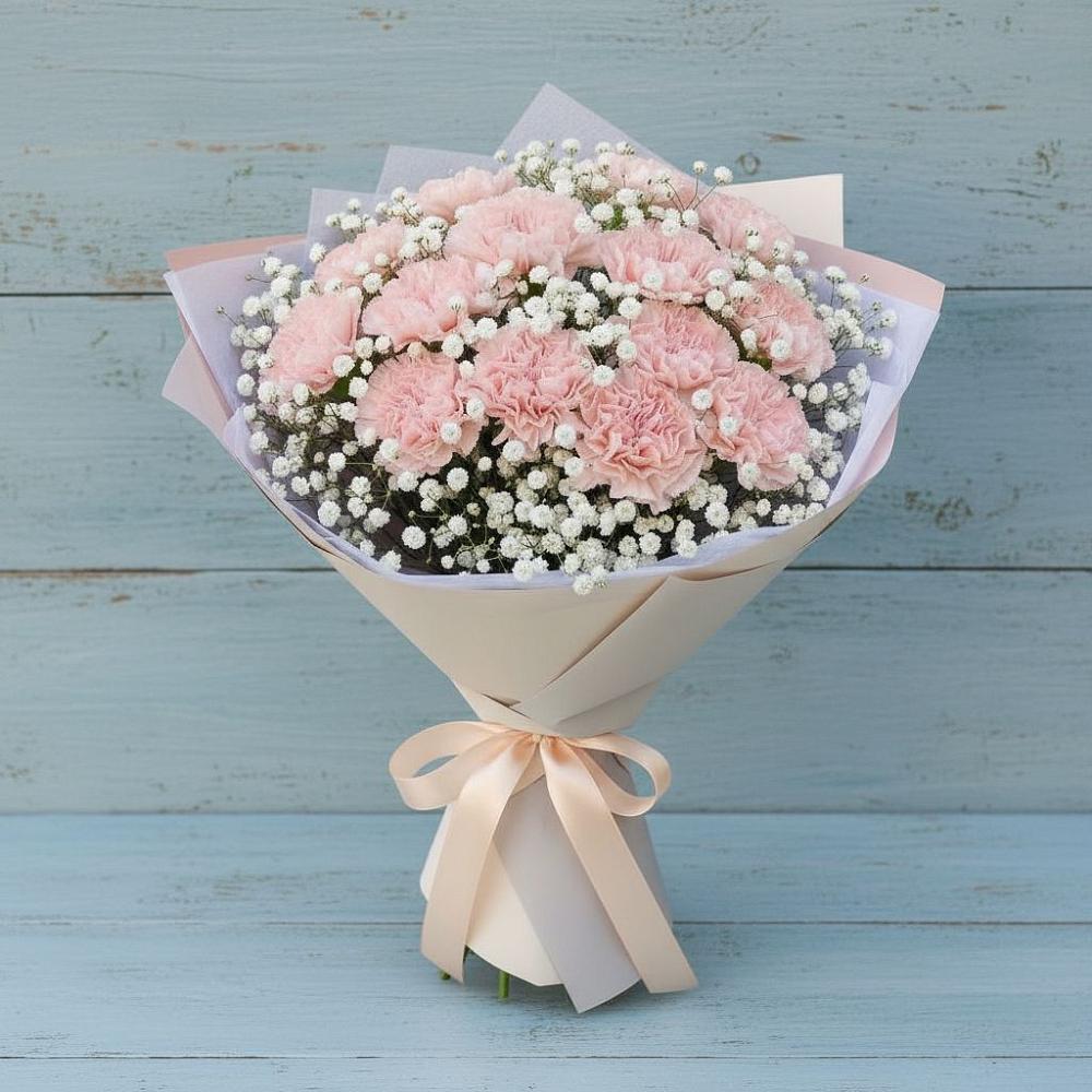 Букет цветов из: Гвоздики в Геленджике