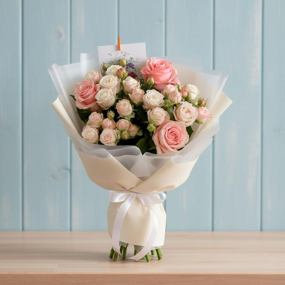 Букет цветов из: Розы в Геленджике