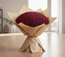 Букет 101 Красная роза в Геленджике