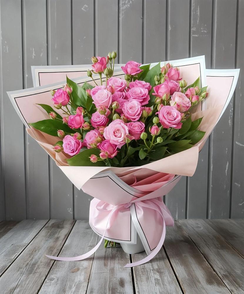 Букет Розовый кустик в Геленджике