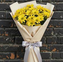 Букет цветов из:  Хризантемы в Геленджике