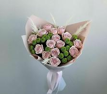 Букет цветов из:  Розы и Хризантемы в Геленджике
