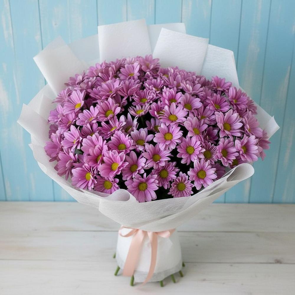 Букет цветов из: Хризантемы в Геленджике