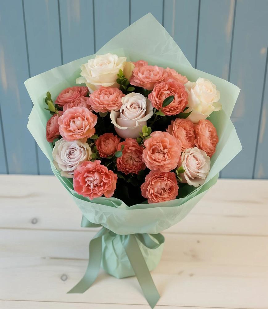 Букет цветов из: Розы в Геленджике