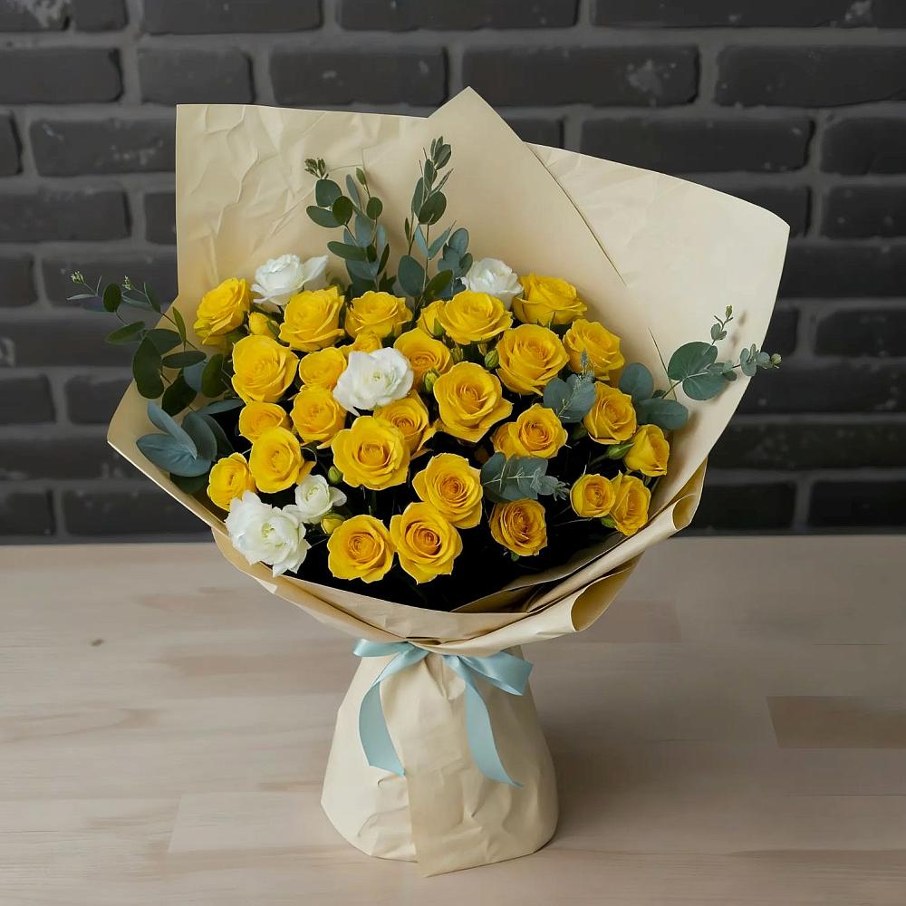 Букет цветов из: Розы в Геленджике