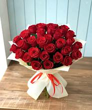 Букет 29 Красных роз в Геленджике