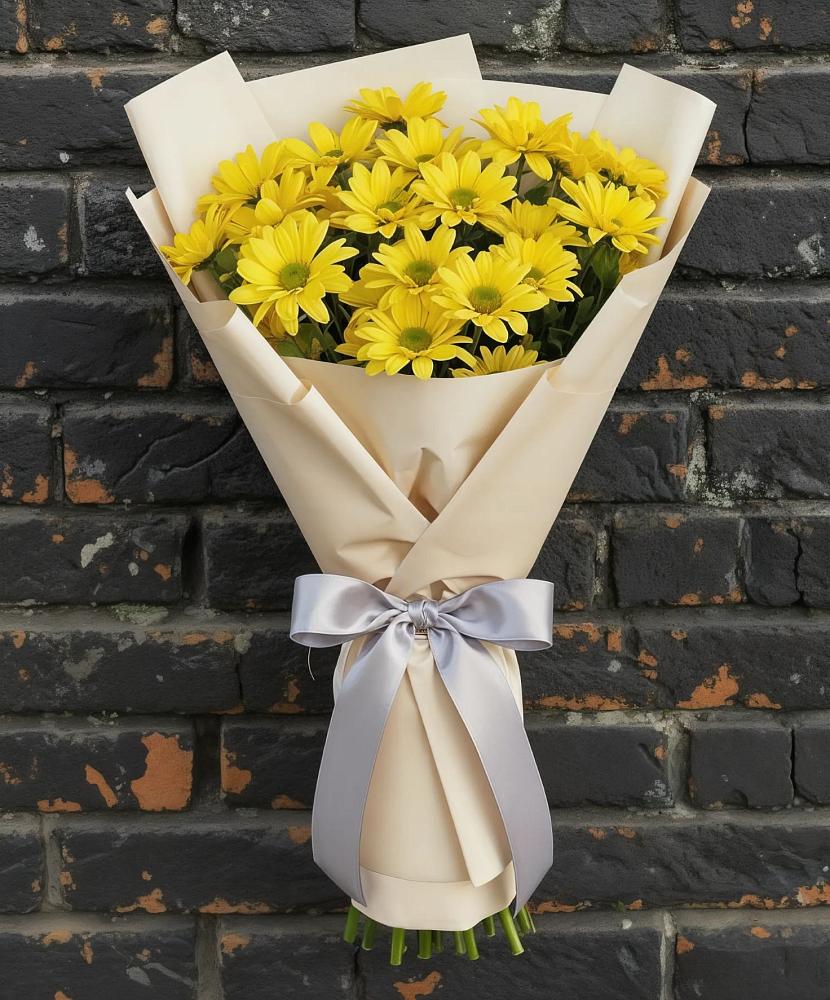 Букет цветов из: Хризантемы в Геленджике
