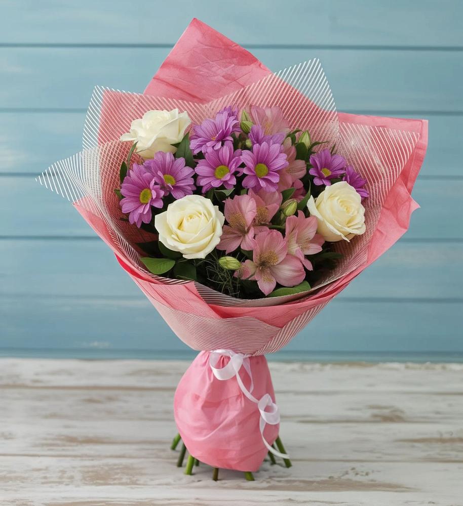 Букет цветов из: Герберы в Геленджике