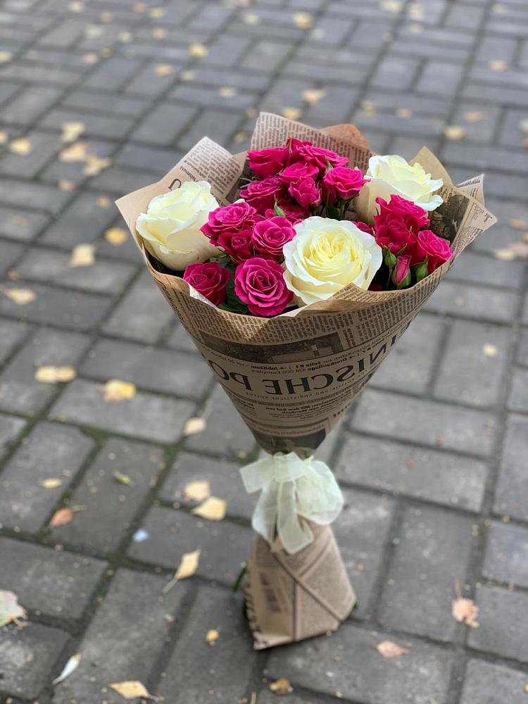 Букет цветов из: Розы в Геленджике