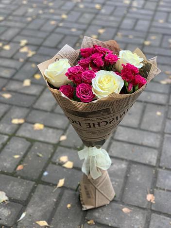 Букет цветов из: Розы в Геленджике